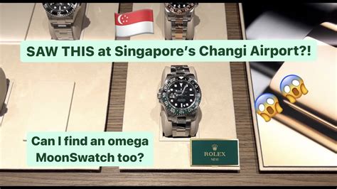 FOUND the NEW Rolex GMT at Singapore's Changi Airport!.